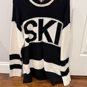 Black and White Women's Sweater